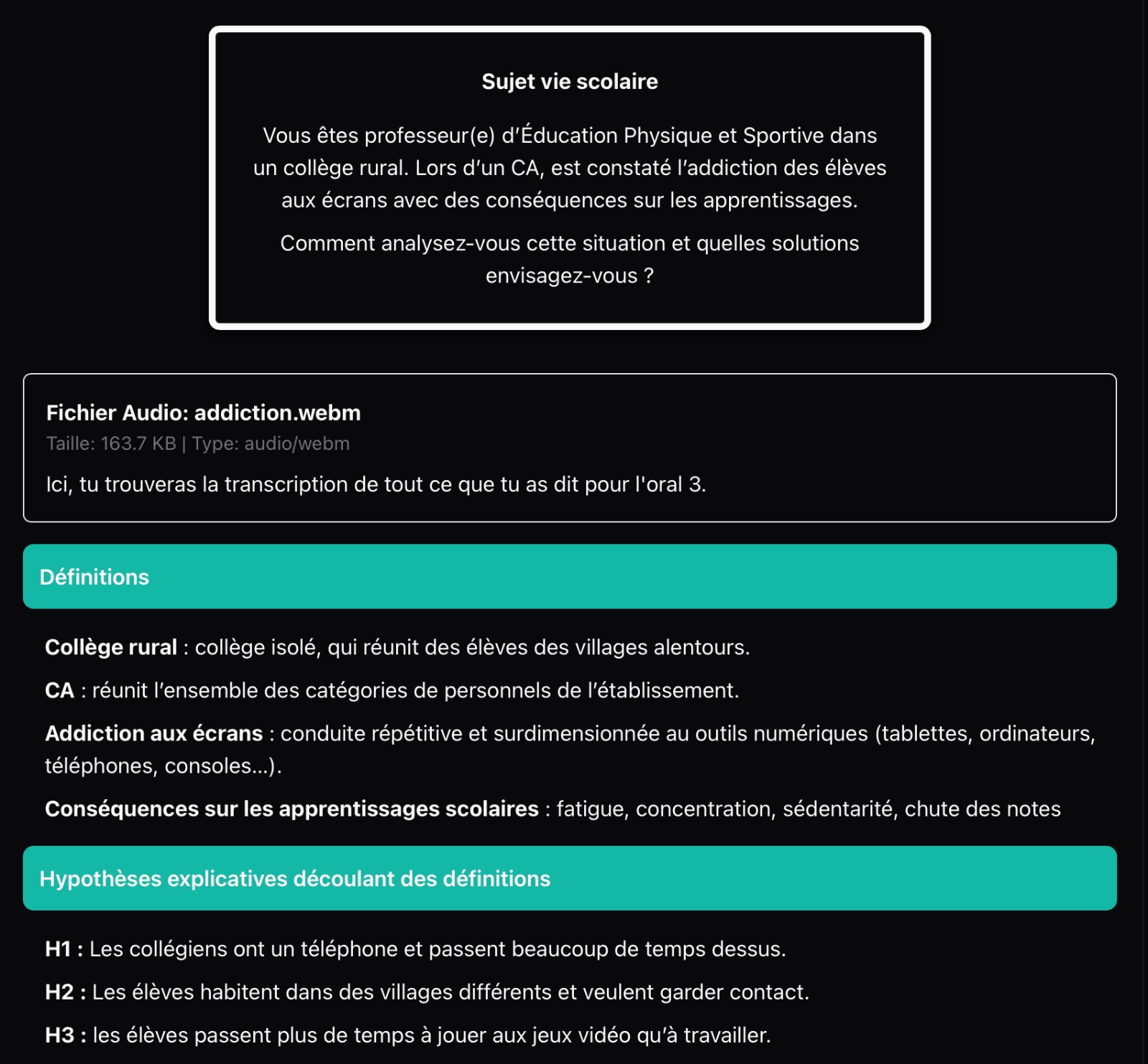 Oral 3